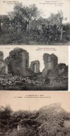 Ruines Guerre 1914-18 - 62 Carency X 6 Dont Cimetière Allemand Et Cachet 279e Regiment D'infanterie - Sonstige Gemeinden