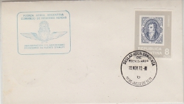 Argentina 1972 Inauguracion Del Aerodromo Provisorio De Puerto Stanley Cover (27610) - Otros & Sin Clasificación