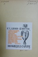 Ex-libris Espagne - Docteur J. Rodriguez CHAVES Par Salo - Ex-Libris