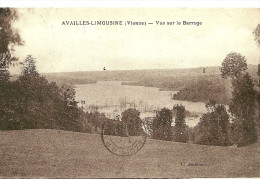 Availles Limouzine. Vue Sur Le Barrage Et Le Lac. - Availles Limouzine