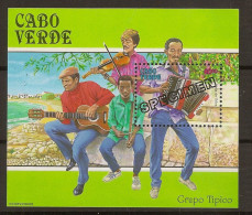 CAPE VERDE 1991, Music Instruments  SPECIMEN - Kap Verde