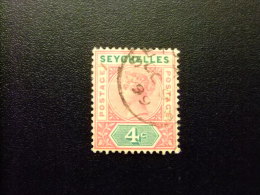 SEYCHELLES 1890 Yvert Nº 2 B º  SG Nº 10 º FU - Seychelles (...-1976)