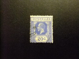 SEYCHELLES 1921 Yvert Nº 102 º FU GEORGE V - SG Nº 113 º FU - Seychellen (...-1976)