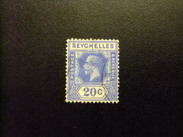 SEYCHELLES 1921 Yvert Nº 102 º FU GEORGE V - SG Nº 113 º FU - Seychelles (...-1976)