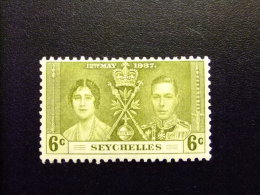 SEYCHELLES 1937 Yvert Nº 115 * MH CORONATION - SG Nº 132 * MH - Seychellen (...-1976)