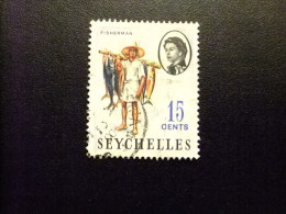 SEYCHELLES 1957 Yvert Nº 190 º FU - ELIZABETH II - SG Nº 198 º FU - Seychelles (...-1976)