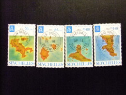 SEYCHELLES 1976 Yvert Nº 333 / 36 ** MNH - SG Nº 350 /  53 ** MNH - Seychelles (...-1976)