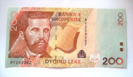 Albania 200 Lek Paper Money Of 2012. PICK#71. UNC - Albanie