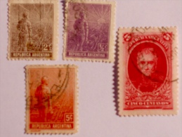 ARGENTINA  ARGENTINE  1910-15   LOT# 6 - Usados