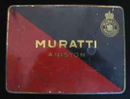 AC - MURATTI ARISTON GOLD 100 CIGARETTES EMPTY TIN BOX - Cajas Para Tabaco (vacios)
