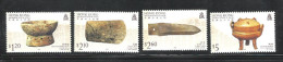 HONG KONG,  HONGKONG, 1996, Archaeological Discoveries, Finds, History, Set 4 V,  MNH, (**) - Ongebruikt