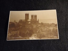 Lincoln. Cathedral . Carte Photo. - Lincoln