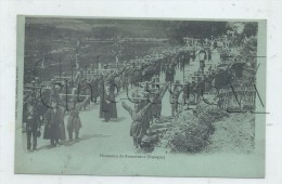 Roncevaux Ou Orreaga Ou Roncesvalles (Espagne, Navarre) : Procession En 1905 (animé)  PF. - Otros & Sin Clasificación