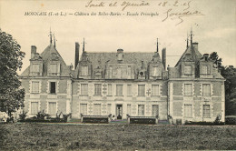 Dép 37 - Chateaux - Monnaie - Château Des Belles Ruries - Façade Principale - état - Monnaie