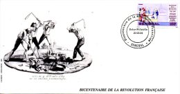 SENEGAL. N°797 De 1989 Sur Enveloppe 1er Jour. Révolution Française. - French Revolution