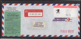 USA 237 Cover Brief Postal History ATM Automatic Stamp Air Mail - Postal History
