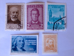 ARGENTINA  ARGENTINE  1956-7   LOT# 25 - Used Stamps