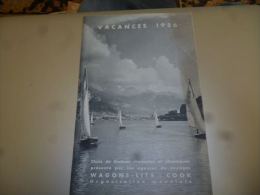 CB9 LC146 Choix De Stations Thermales Et Climatiques  Françaises Présenté Par Wagons Lits Cook 1956 - Chemin De Fer
