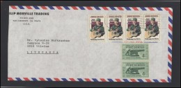USA 249 Cover Brief Postal History Air Mail Music Personalities Civil War - Postal History