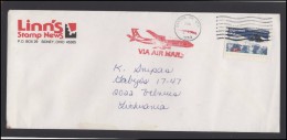 USA 252 Cover Brief Postal History Air Mail Antarctic Treaty - Marcophilie