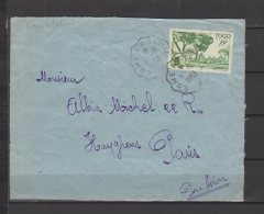 Togo - N° 251 Obli.S/Lettre - Courriers Convoyeurs - "Lome A Palime " -   1953 - Storia Postale