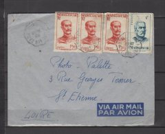 Madagascar - N° 308 X3 + 314 Obli.S/Lettre - Courriers Convoyeurs " Tamatave A Tananarive  " - - Storia Postale