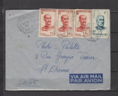 Madagascar - N° 308 X3 + 314 Obli.S/Lettre - Courriers Convoyeurs " Tamatave A Tananarive  " - - Lettres & Documents