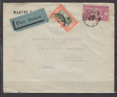 Sénégal  -  N° 82 Et 109 Obli.S/Lettre - Courriers Convoyeurs " Laolack A ... " - 1932 - Covers & Documents