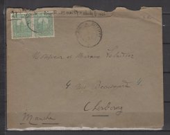 Tunisie - N° 127 X2 Obli.S/Lettre - Cachet Courriers Convoyeurs " Tunis A Bizerte " - 1927 - Storia Postale