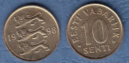 ESTONIE 10 CENTI  1998 - Estonia