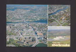 SHERBROOKE - QUÉBEC - VUE AÉRIENNE DE SHERBROOKE ET SES ENVIRONS - PAR ÉDITIONS ÉCUSSON D´OR - Sherbrooke