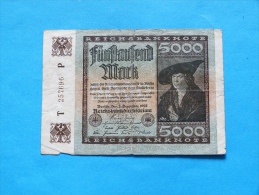 GERMANY   5000  MARK   1922 - 5.000 Mark