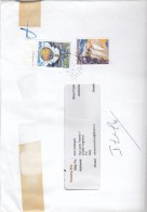 Grecia 2004   - Bustone   X L´Italia Affrancato Con 2 Stamps - Brieven En Documenten