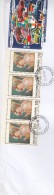 Rep. San Marino 2010    -  Bustone  X L´Italia Affrancat Con  7 Stamps - Storia Postale