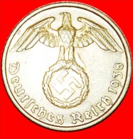 § SWASTIKA: GERMANY ★ 5 PFENNIG 1938G! LOW START★NO RESERVE! Third Reich (1933-1945) - 5 Reichspfennig