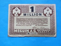 GERMANY  1 MILLION  MARK   1923 - 1 Million Mark