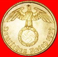 § SWASTIKA: GERMANY ★ 5 PFENNIG 1939A! LOW START★NO RESERVE! Third Reich (1933-1945) - 5 Reichspfennig