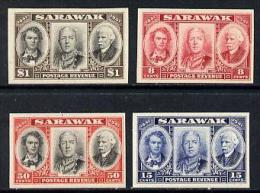 Sarawak 1946, Centenary Set Of 4 Imperf Proofs In Issued Colours (ex BW Archives) Minor Wrinkles But Unmounted Mint - Sarawak (...-1963)