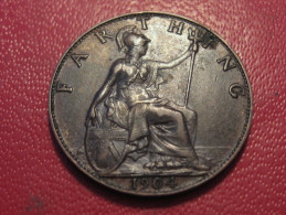 Grande-Bretagne - UK - Farthing 1904 Edward VII 4125 - B. 1 Farthing