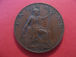 Grande-Bretagne - UK - Farthing 1909 Edward VII 4133 - B. 1 Farthing