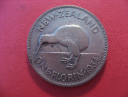 Nouvelle-Zélande - One Florin 1934 George V 5669 - Nieuw-Zeeland