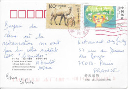 PARADISE CALIFORNIE 1990 EMA 2 Frappes 0.20 Et 0.25 Sur Lettre Pour Le France - Postal History