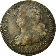 Monnaie, France, 2 Sols François, 2 Sols, 1792, Paris, TB+, Bronze, KM:603.1 - Sonstige & Ohne Zuordnung