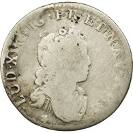 Monnaie, France, Louis XV, 1/10 Écu Vertugadin, 12 Sols, 1/10 ECU, 1716, Lille - 1715-1774 Luigi XV Il Beneamato