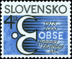 Slovakia - 2000 - Organisation For Security And Cooperation In Europe - Mint Stamp - Neufs