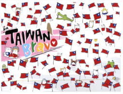 (100) Taiwan - Flags - Taiwan