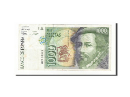 Billet, Espagne, 1000 Pesetas, 1992, 1992-10-12, KM:163, TTB - [ 4] 1975-… : Juan Carlos I