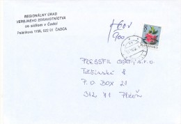 K7154 - Slovakia (2004) 020 01 Cadca 1 (letter To Czech Rep.), Tariff: 8,00 SKK - Lettres & Documents