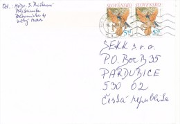 K7156 - Slovakia (2003) 945 01 Komarno 1 (letter To Czech Rep.), Tariff: 11,00 SKK - Storia Postale