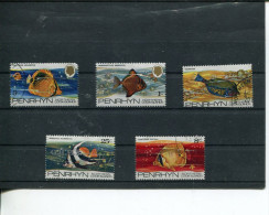 (990 Stamps) 18-03-2016 - Penrhyn Island Fish (5 Used Stamps) - Penrhyn